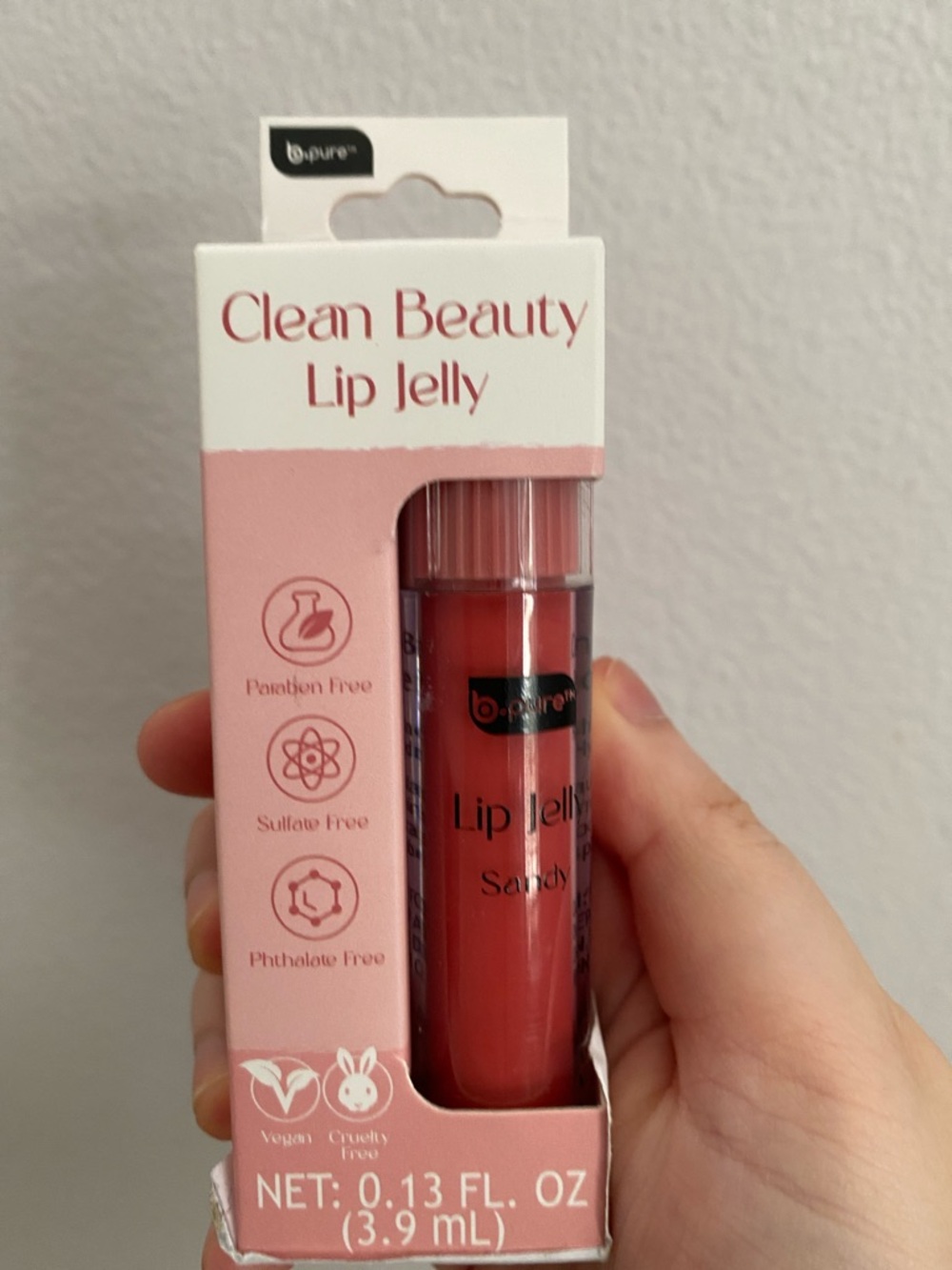 Clean Beauty Lip Jelly - Peachy Pink